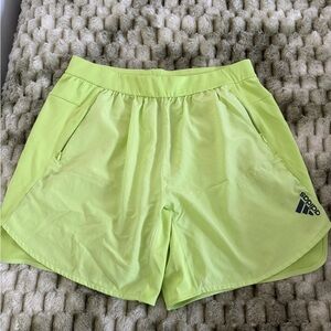 Adidas Men’s Aeroready 7” Lime Green Shorts Size XL